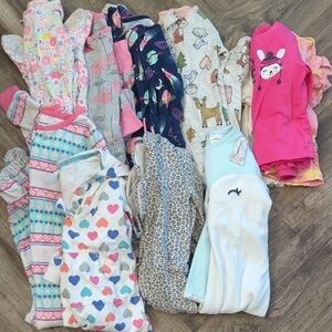 8pc Colorful Baby Pajamas Set 24mos